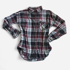 Brandy Melville Plaid Cotton Shirt